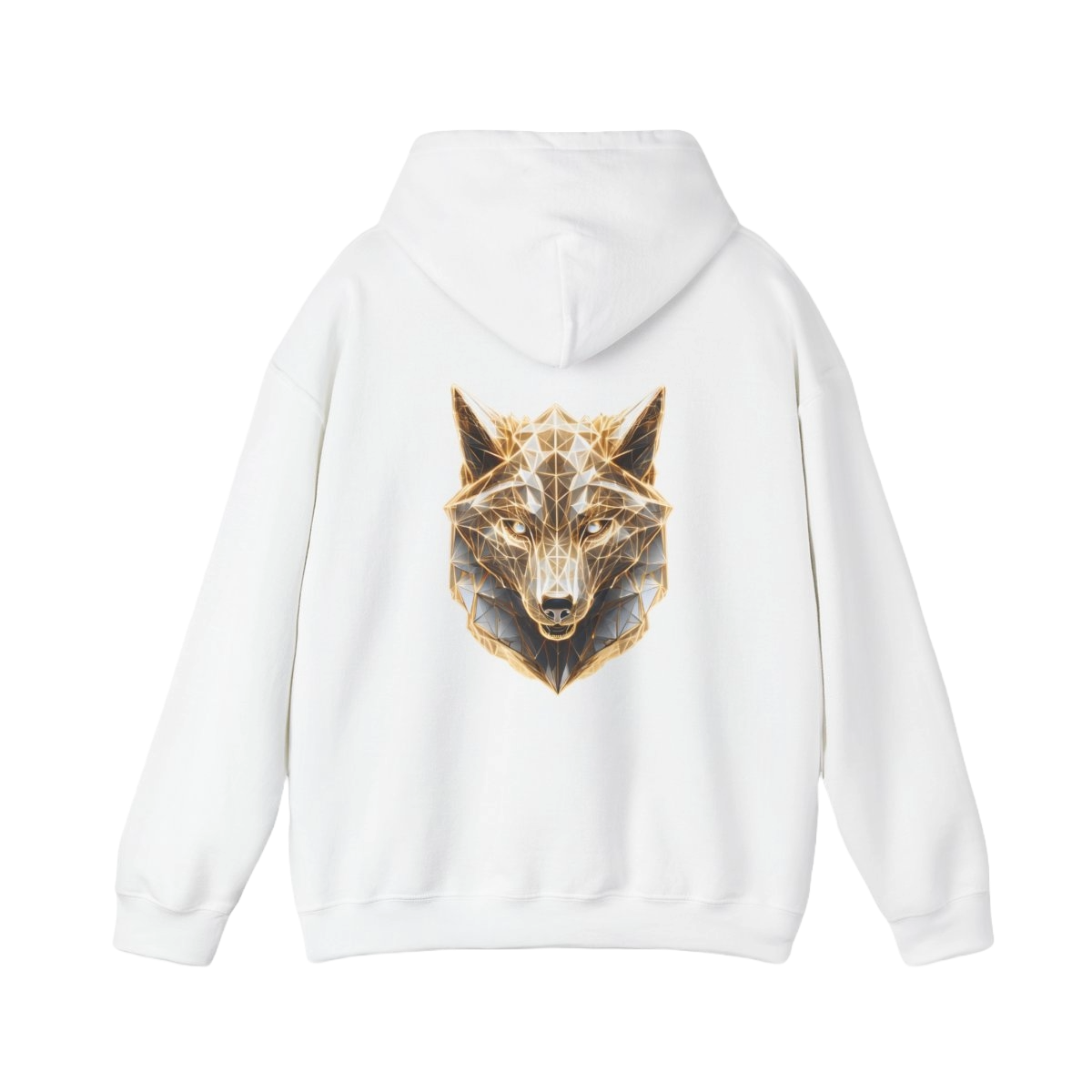 DeepMarks - Golden Wolf Premium Hoodie